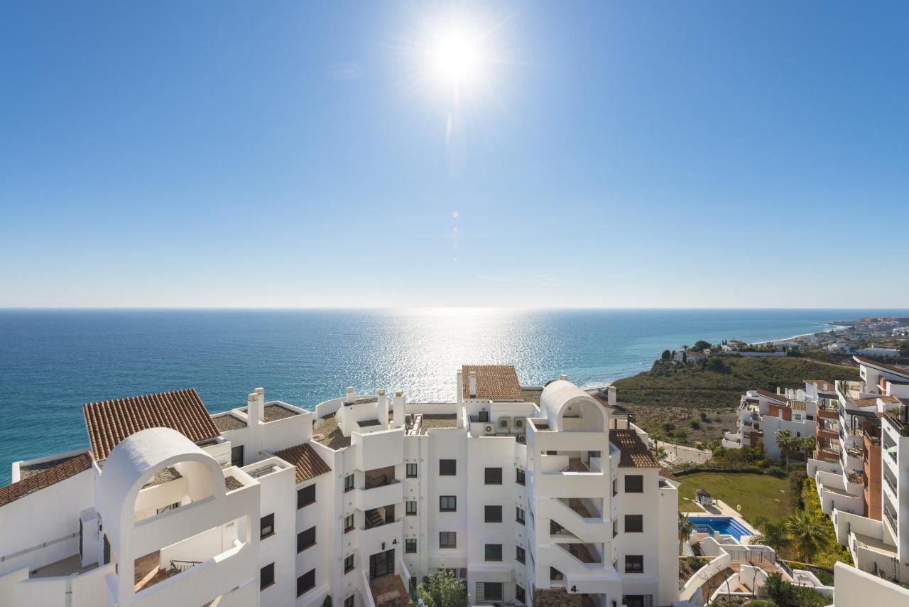 Precioso Apartamento 1 Dormitorio Con Vistas Mar Frontal Torrox Buitenkant foto