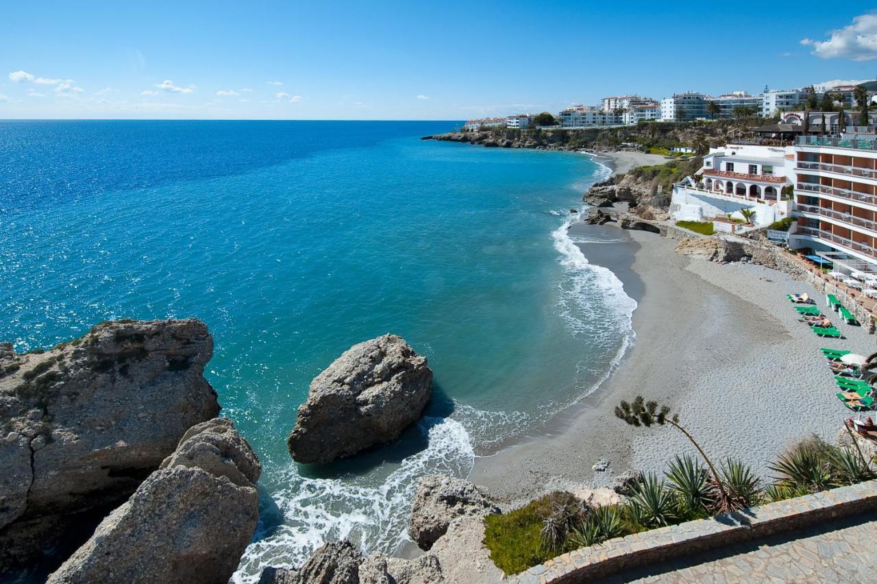 Precioso Apartamento 1 Dormitorio Con Vistas Mar Frontal Torrox Buitenkant foto