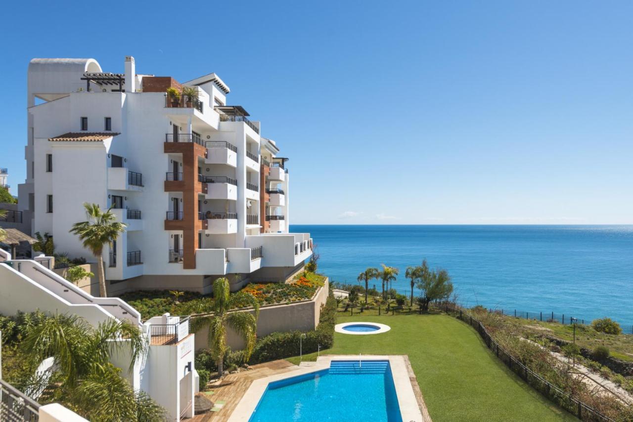 Precioso Apartamento 1 Dormitorio Con Vistas Mar Frontal Torrox Buitenkant foto