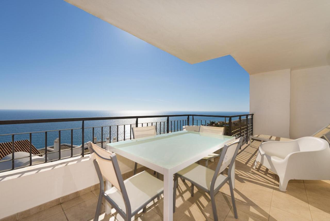 Precioso Apartamento 1 Dormitorio Con Vistas Mar Frontal Torrox Buitenkant foto